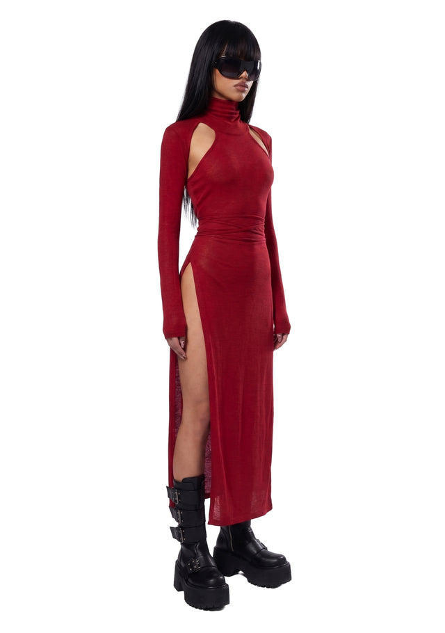 EMBER CUT-OUT MAXI DRESS