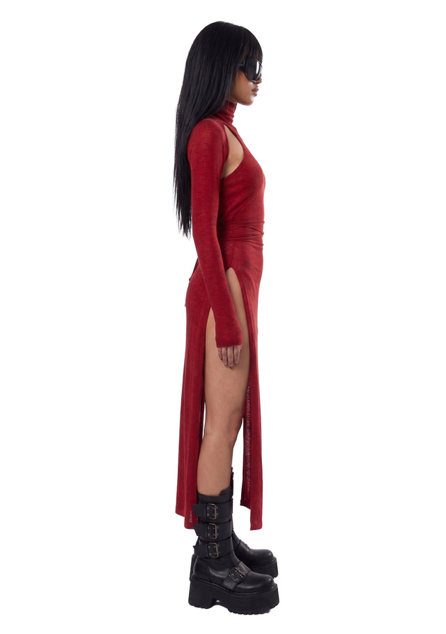 EMBER CUT-OUT MAXI DRESS