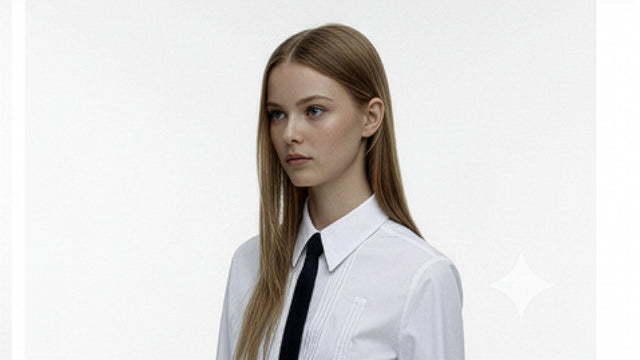 Asymmetric White Shirt