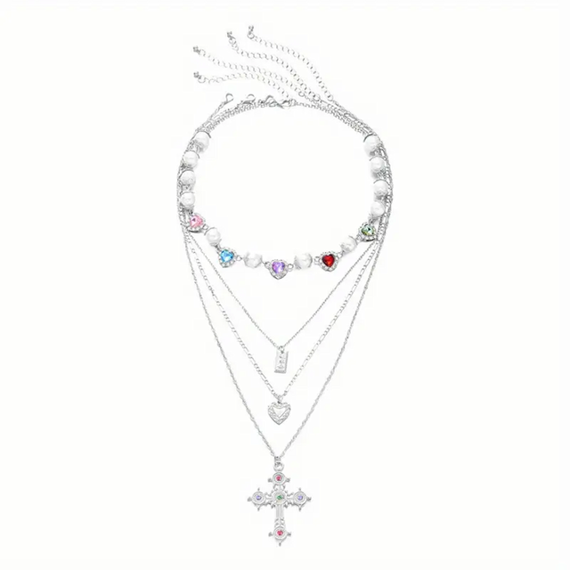 Regalia Gem Cross Necklace